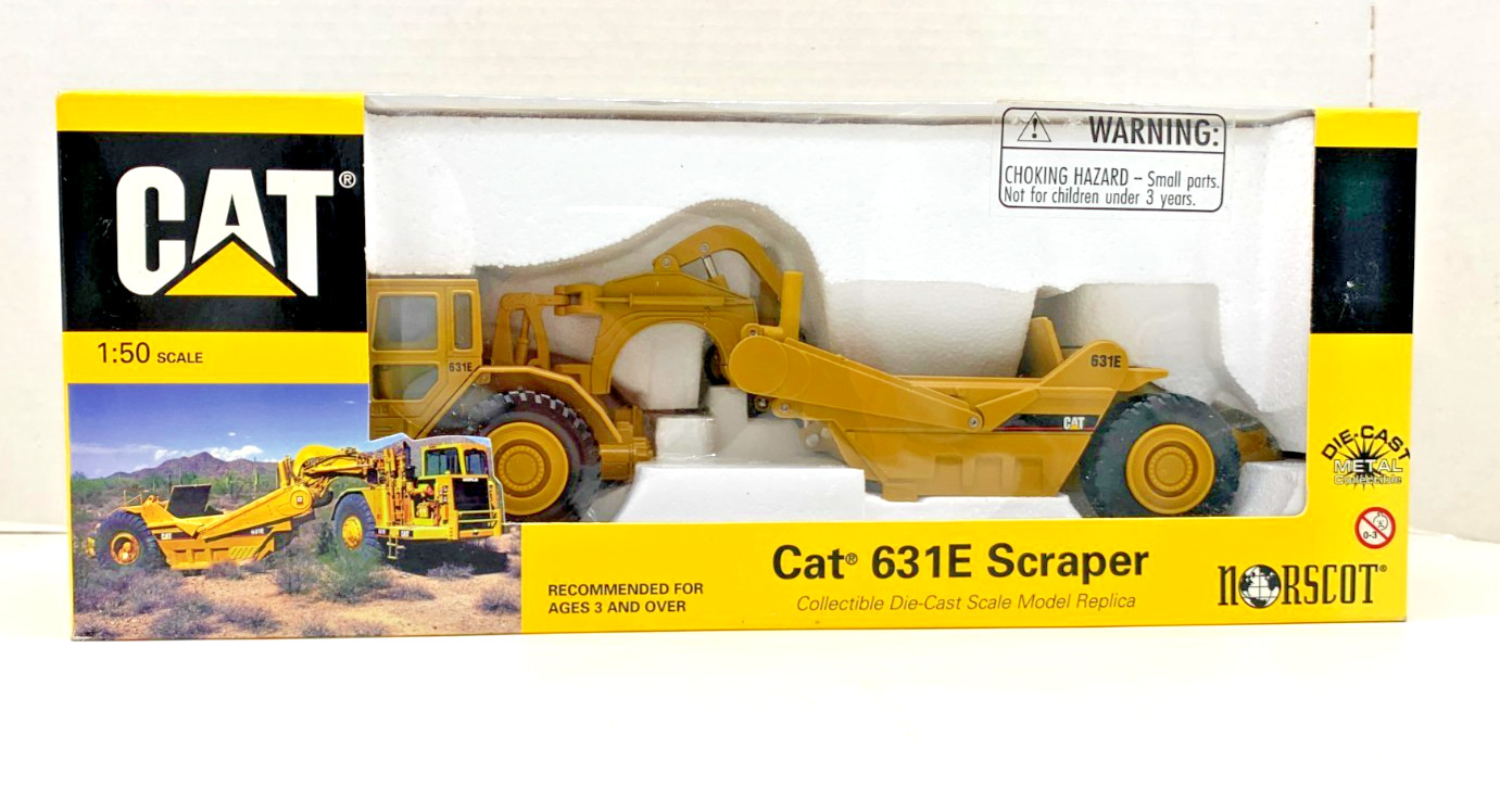 Norscot Cat 613E Scraper Die-Cast 1/50 Scale