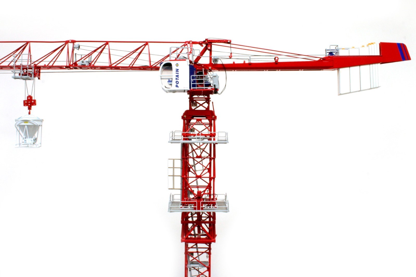 Potain MDT178 Climbing Cage – “RED” – 1/50 – TWH #047A-01083