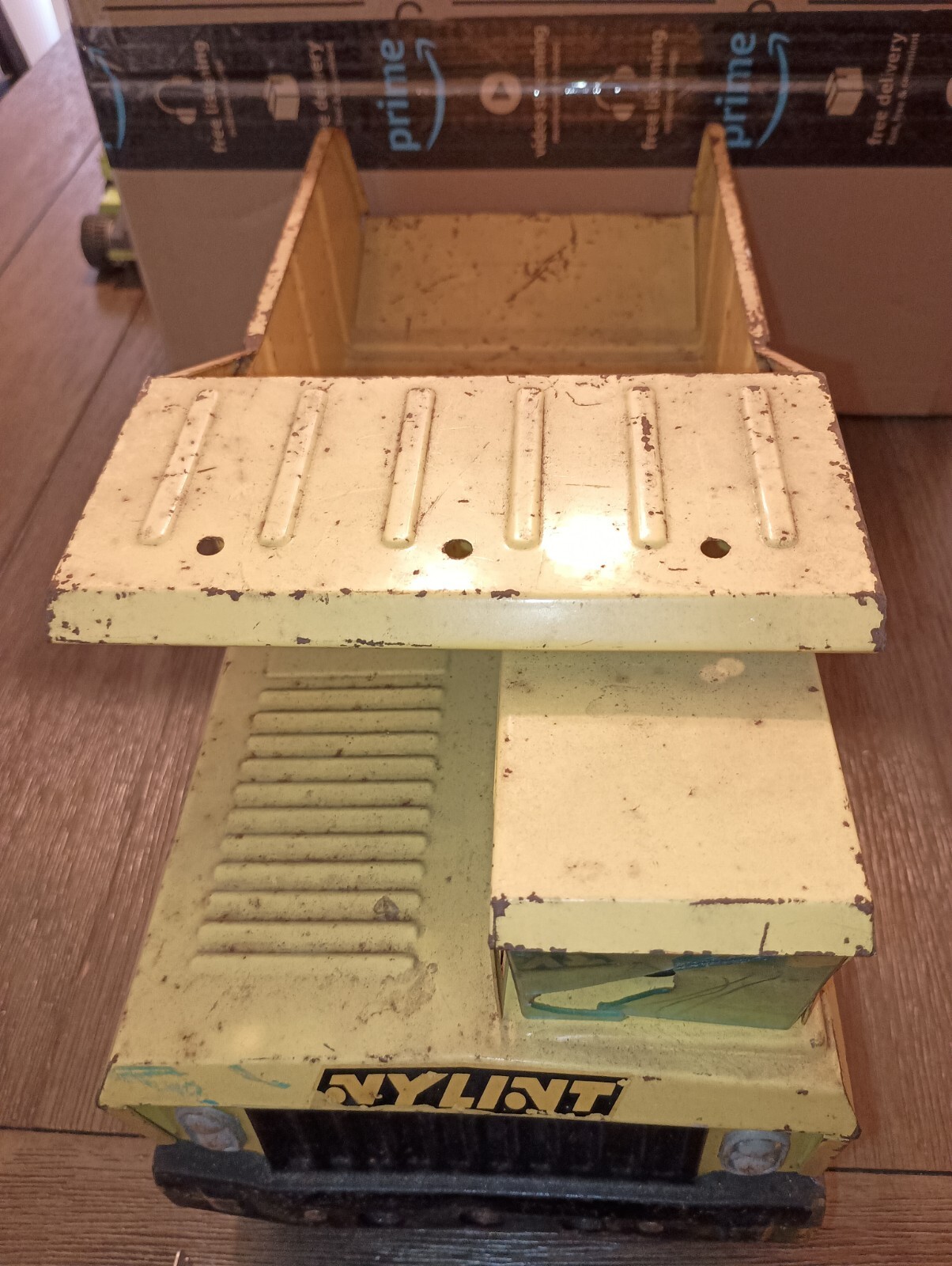 VTG. 1960s/70s (17 Inch) Yellow Nylint Dump Truck – Made In Rockford IL