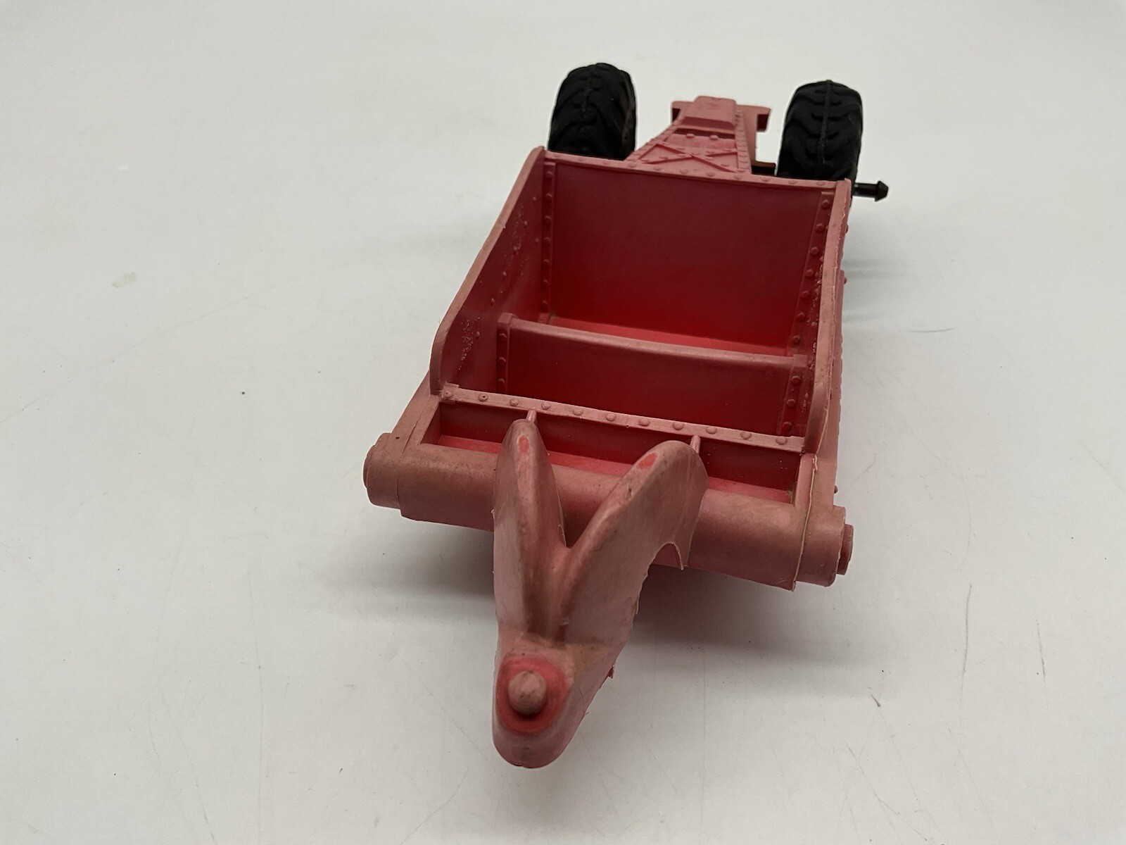 Auburn Rubber Co. Earthmover Rare Vintage Faded Red Trailer Only MCM Toy