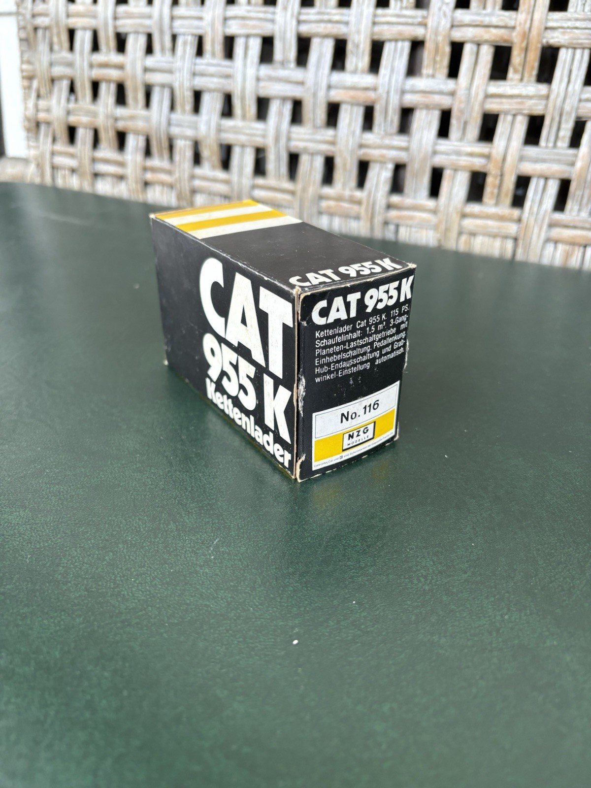 VINTAGE NZG CATERPILLAR 955K TRACK LOADER 1:50 No. 116 Boxed with Shovel