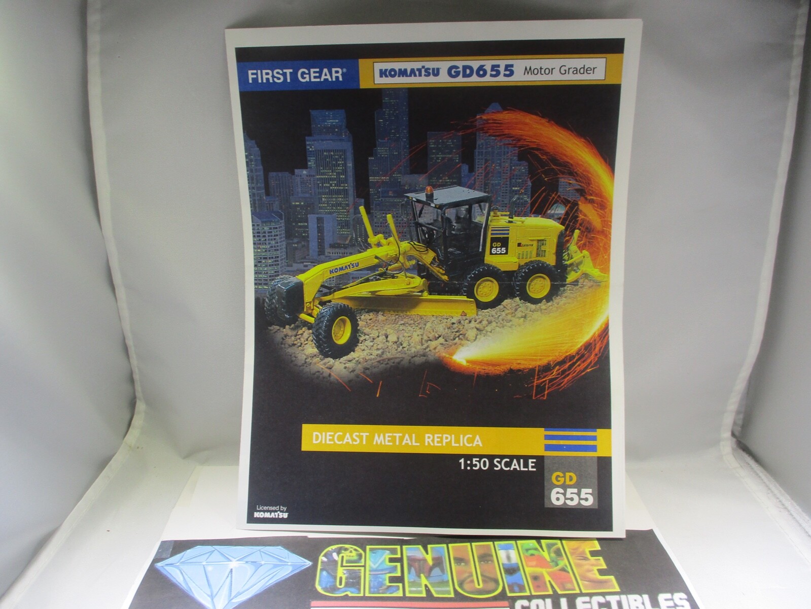 First Gear KOMAT’SU GD655 MOTOR GRADER Order Form in Color #50-3062