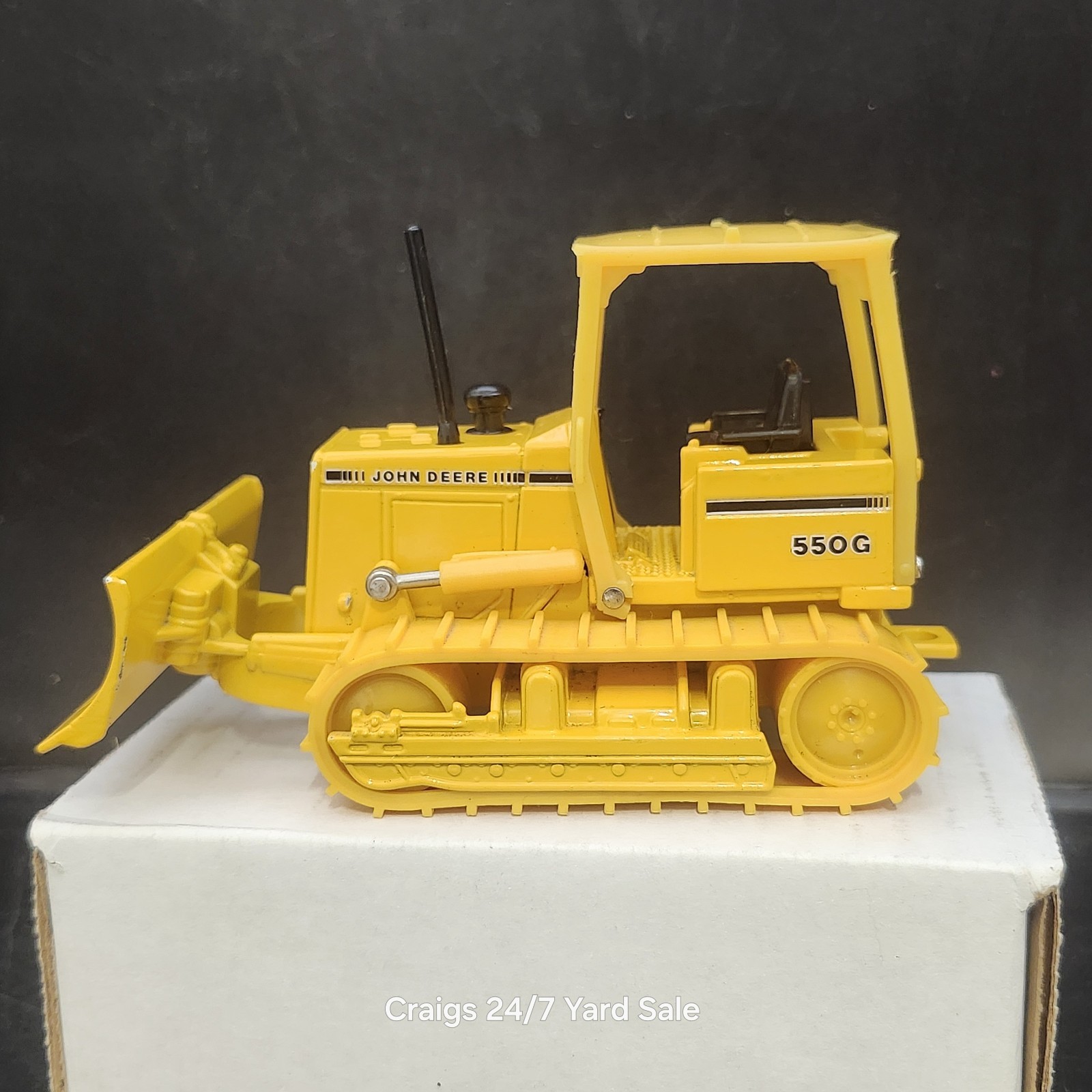 John Deere Bulldozer 550G ERTL 1/32 Near Mint 1990-1995 Vintage Yellow