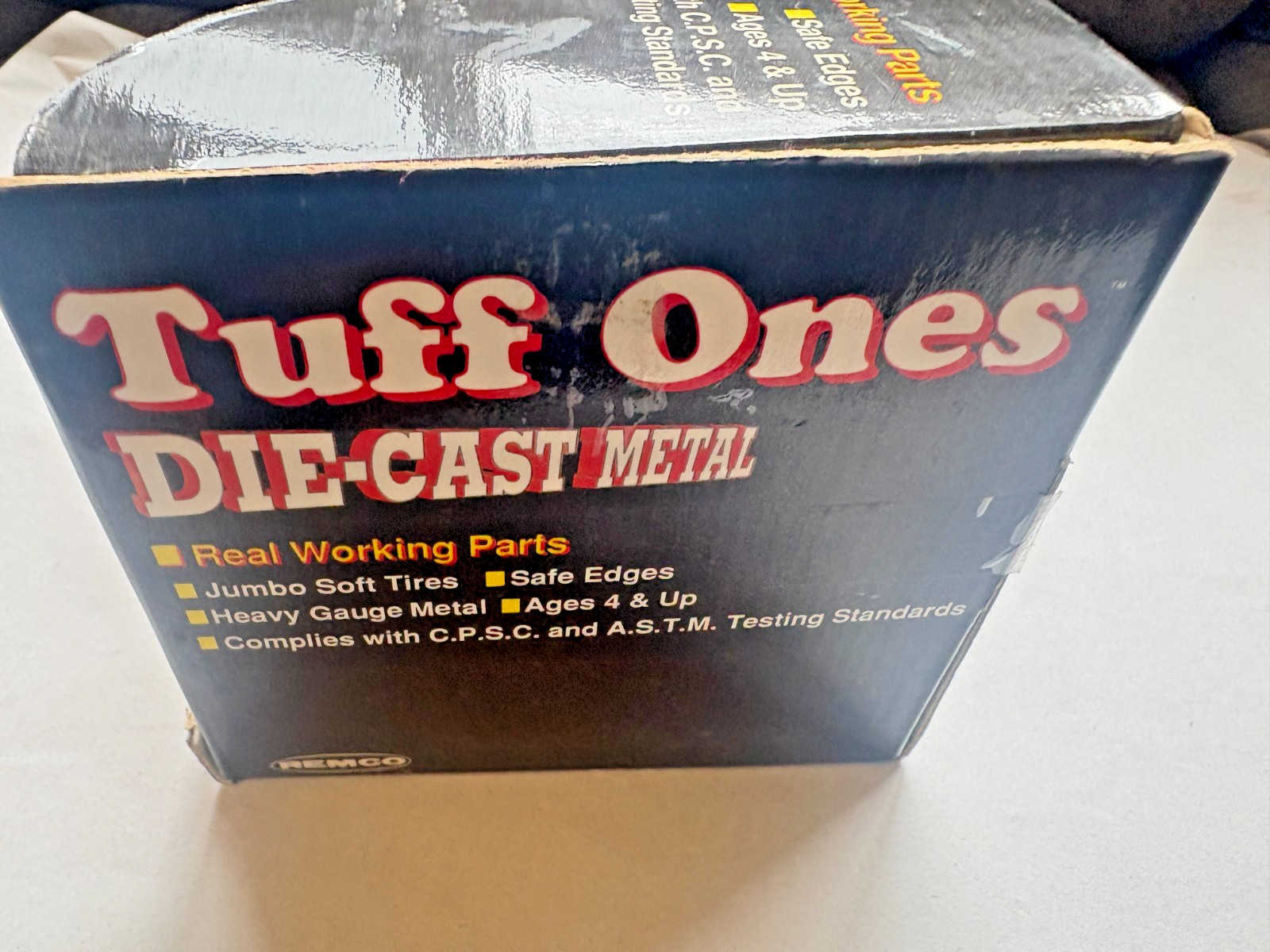 REMCO TUFF ONES DUMP TRUCK, DIECAST, BOXED, A5