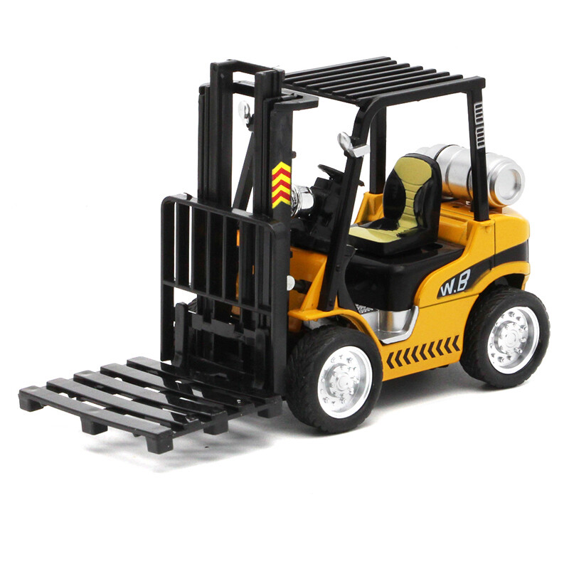 1:24 Forklift Truck Fork Truck Construction Toy Vehicle Diecast Model Car Gift