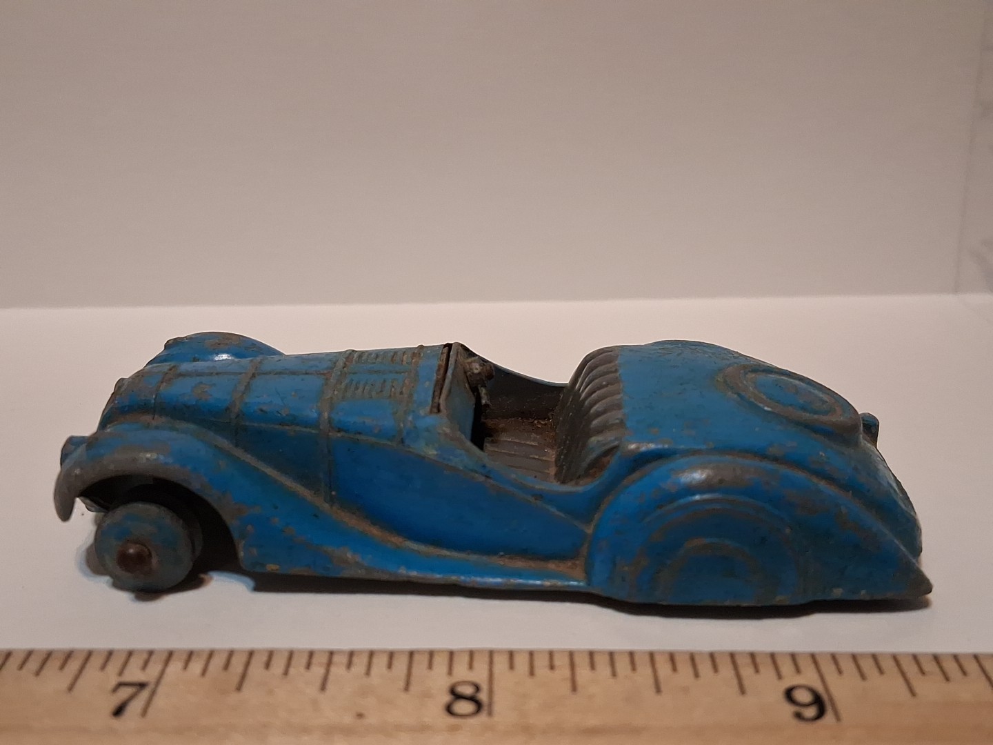 Vintage Dinky Toys Frazer-Nash Blue 1940’s 38A For Parts / Repair **LOOK**