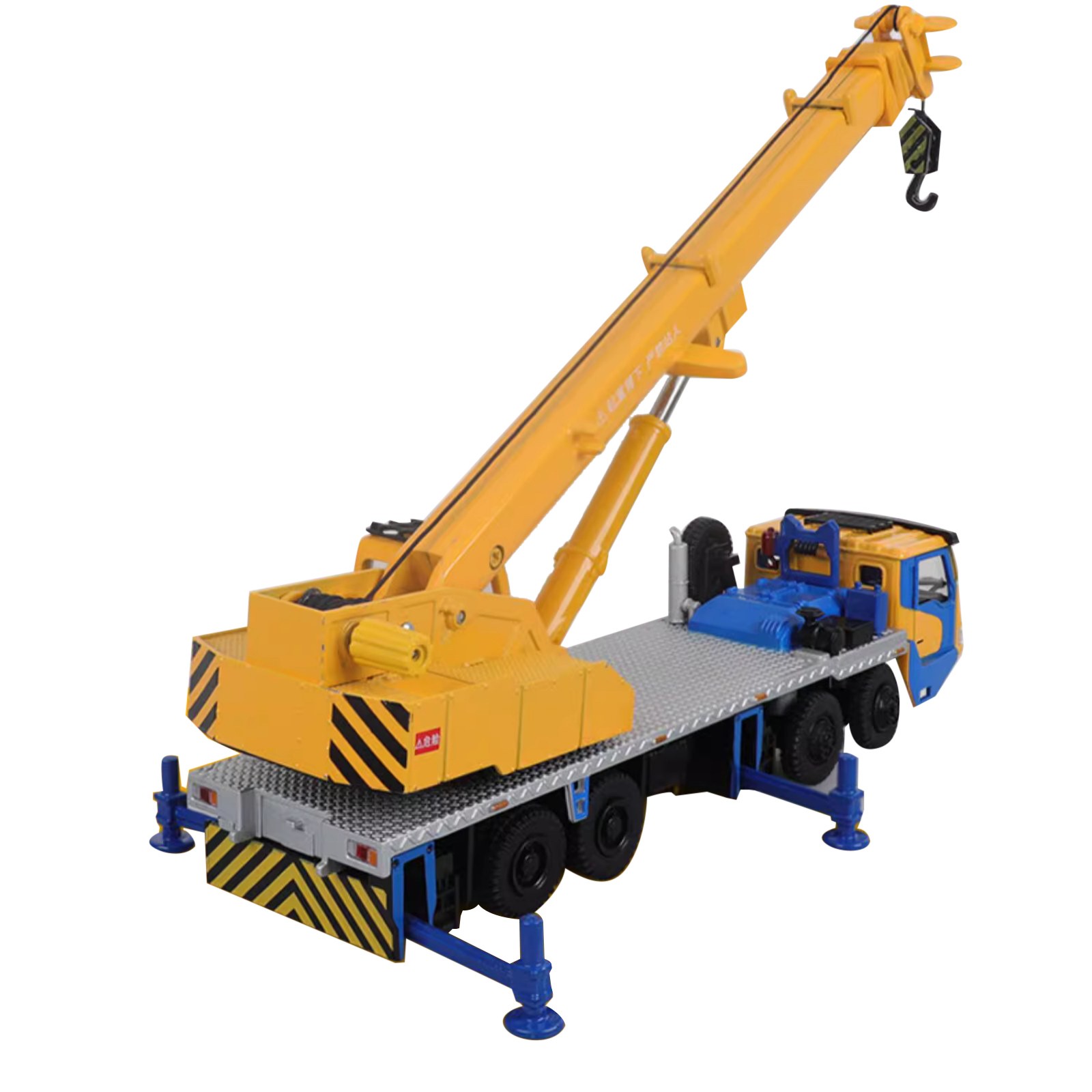 Alloy 1/55 Scale Machinery Lift Crane Truck Vehicle Model Decor Toy Collection