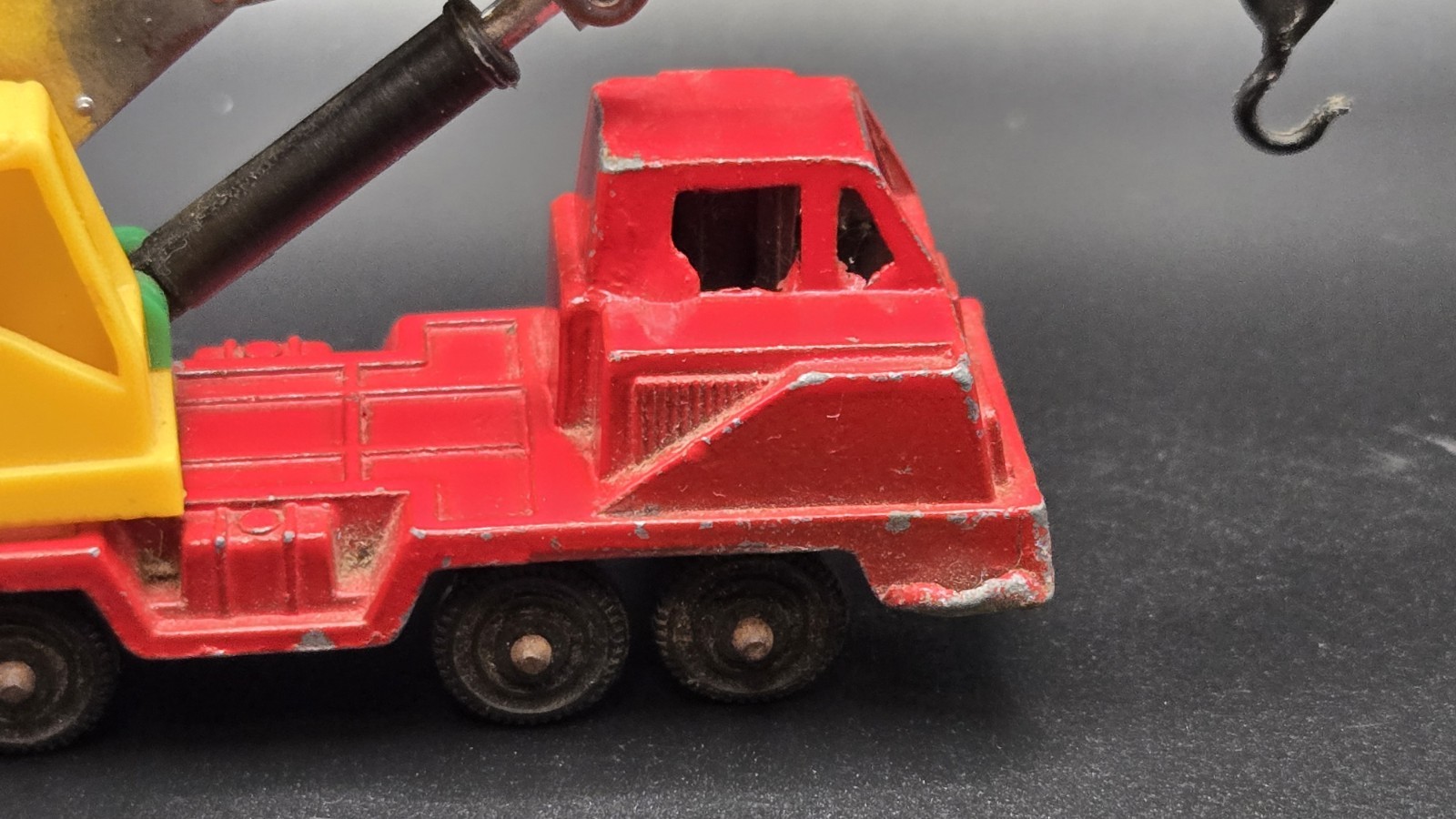 Vintage Tootsie Toy Construction Crane Works