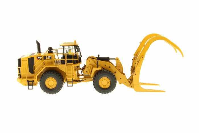 CAT Caterpillar 988K Wheel Loader w/ Grapple 1:50 Model – Diecast Master 85917