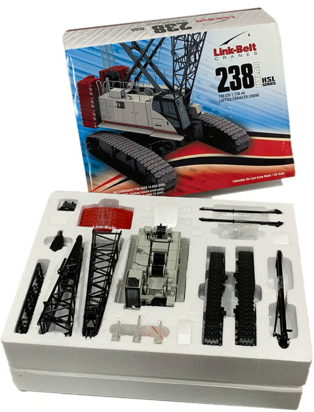 Link-Belt 238HSL Crawler Crane Replicars 1:50 Scale Diecast Model #LB128700 New