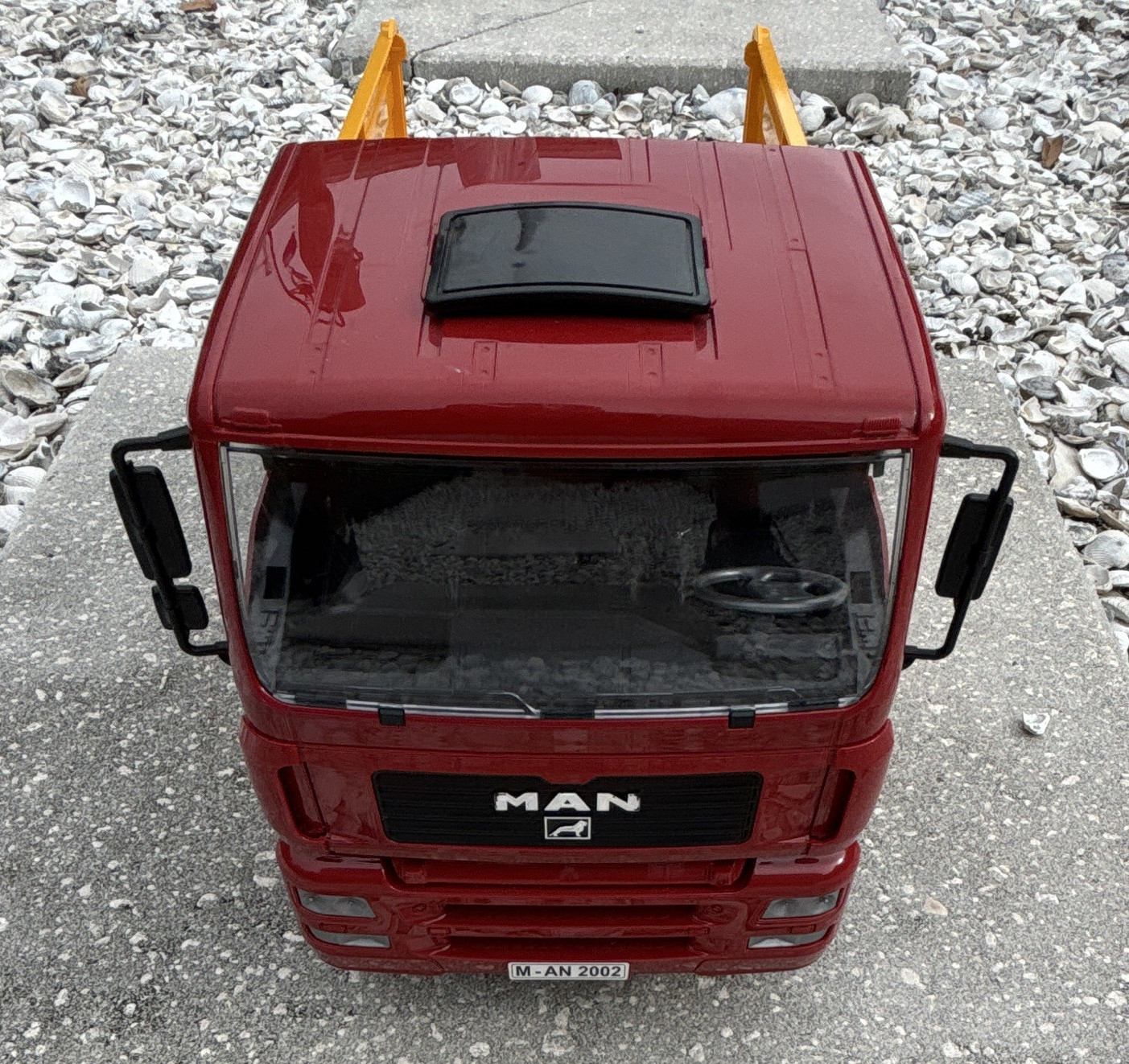 Bruder MAN TGA 41.440 Dump Truck 1:16 Tilting Bed Red/Yellow Plastic