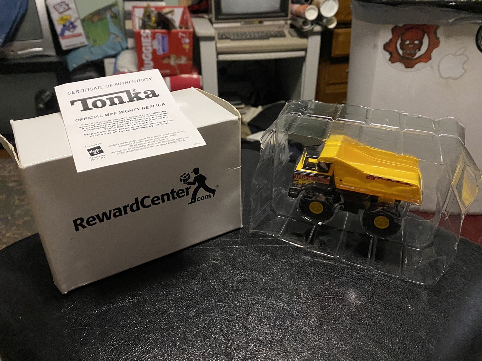 MAISTO #762880 TONKA MINI MIGHTY ~ DUMP TRUCK ~ BY HASBRO NIB With COA