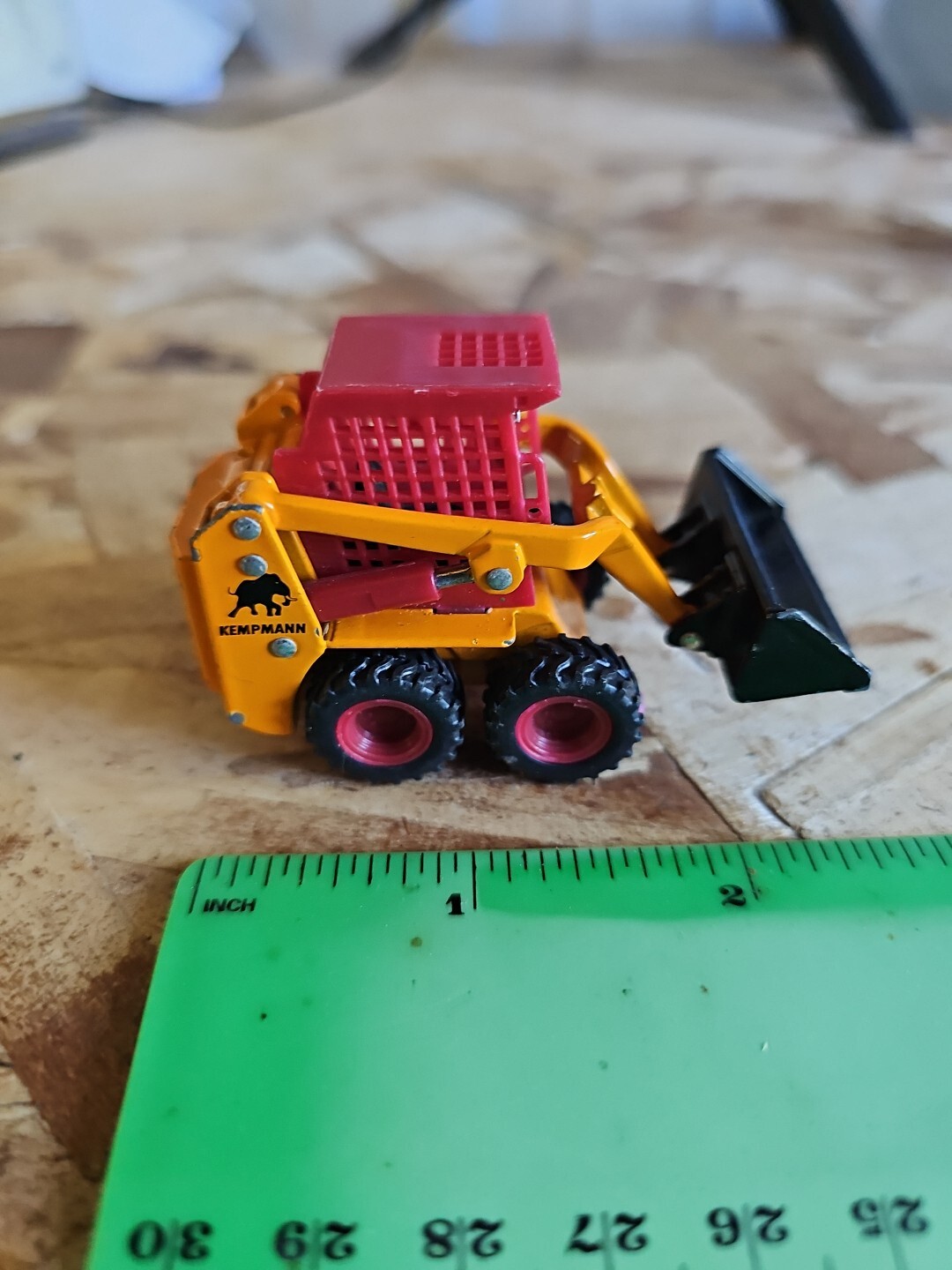 Siku 1071 Yellow Kompaktlader Mini Excavator Skid Steer Loader 1/55 Kempmann C4