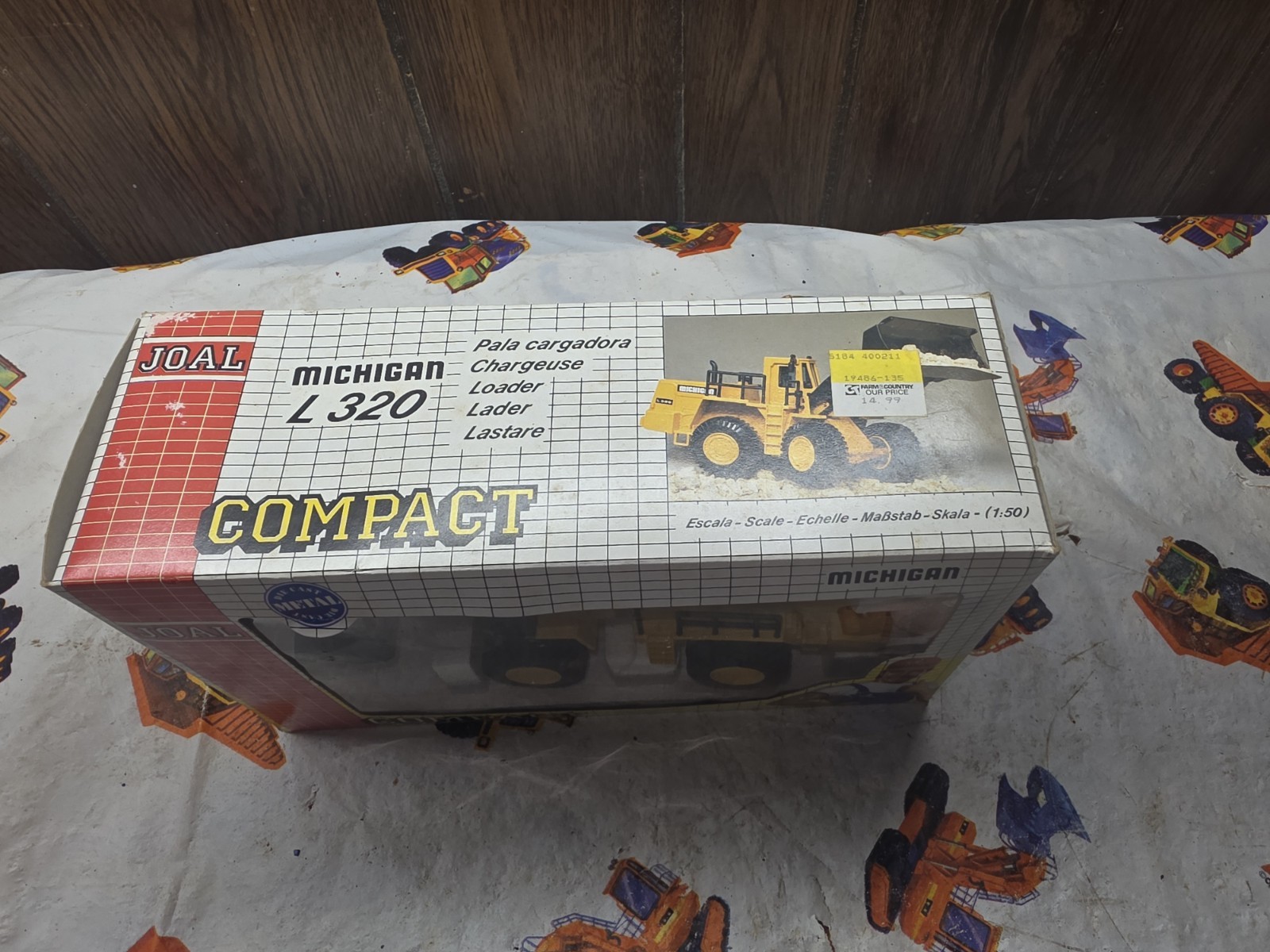 DIE CAST MOVIMENTO TERRA ” MICHIGAN COMPACT L320 PALA CARGADORA ” SCALA 1/50 …