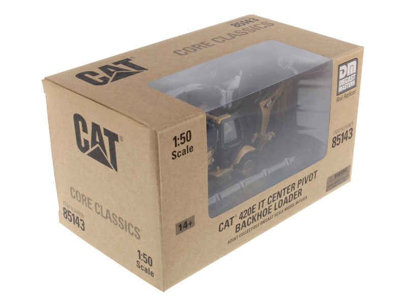 DIECAST MASTERS – CATERPILLAR 420E Backhoe with Driver – 1/50 – DCM…