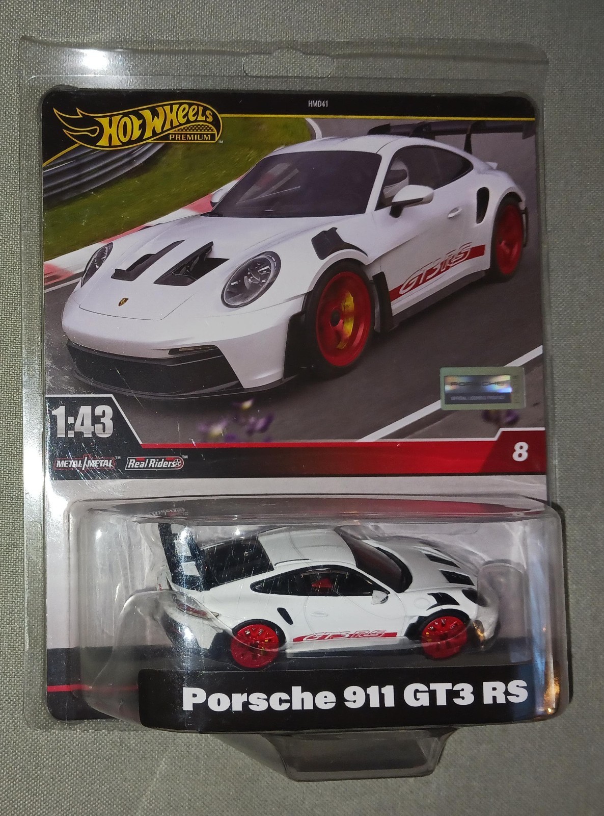 Hot Wheels Premium Porsche 911 GT3 RS 1:43 Scale Diecast Vehicle NEW
