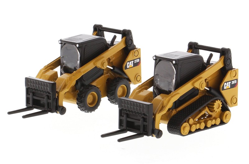 Diecast Masters 85693 1/64 Caterpillar 272D2 & 297D2 Skid Steer Loader