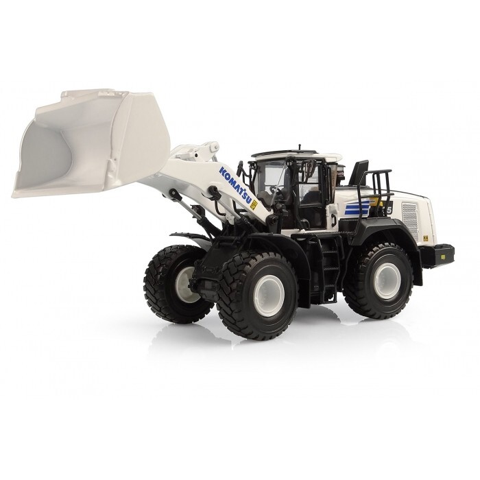 Komatsu WA475-10 Wheel Loader – White – Universal Hobbies 1:50 Scale #UH8182 New