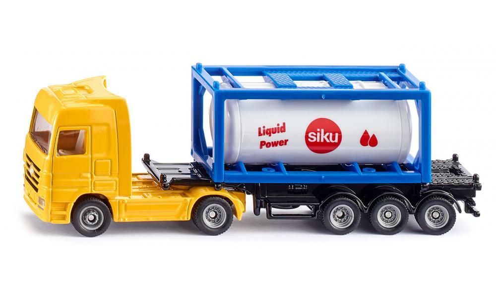 NEW SIKU SUPER 1795 Mercedes Actros Truck Tank Container 1:87 Die Cast Model RET