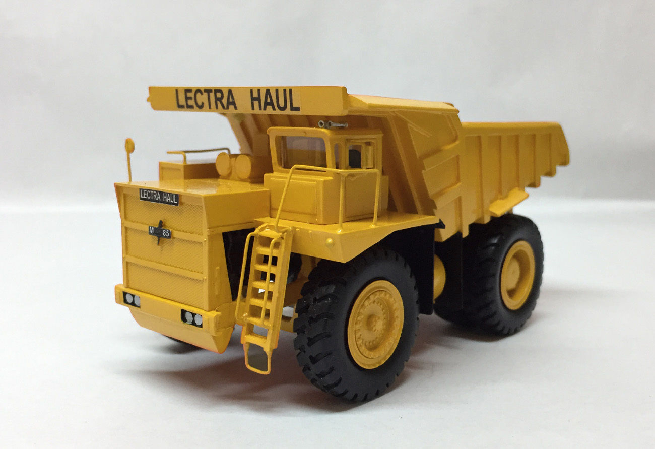 HO 1/87 Unit Rig Lectra Haul 85 Ton Truck – Yellow – Ready Made Resin Model