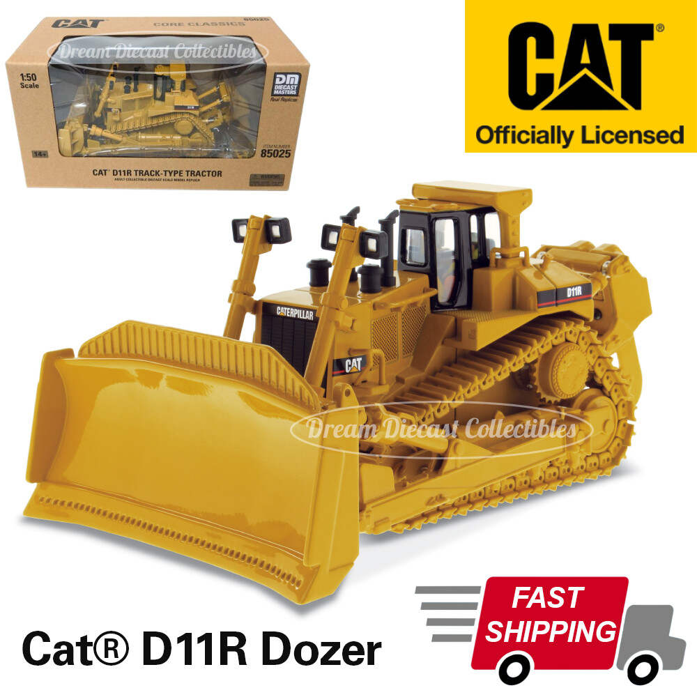 CAT CATERPILLAR D11R TRACK TYPE TRACTOR DOZER 1/50 DIECAST MASTERS 85025 C