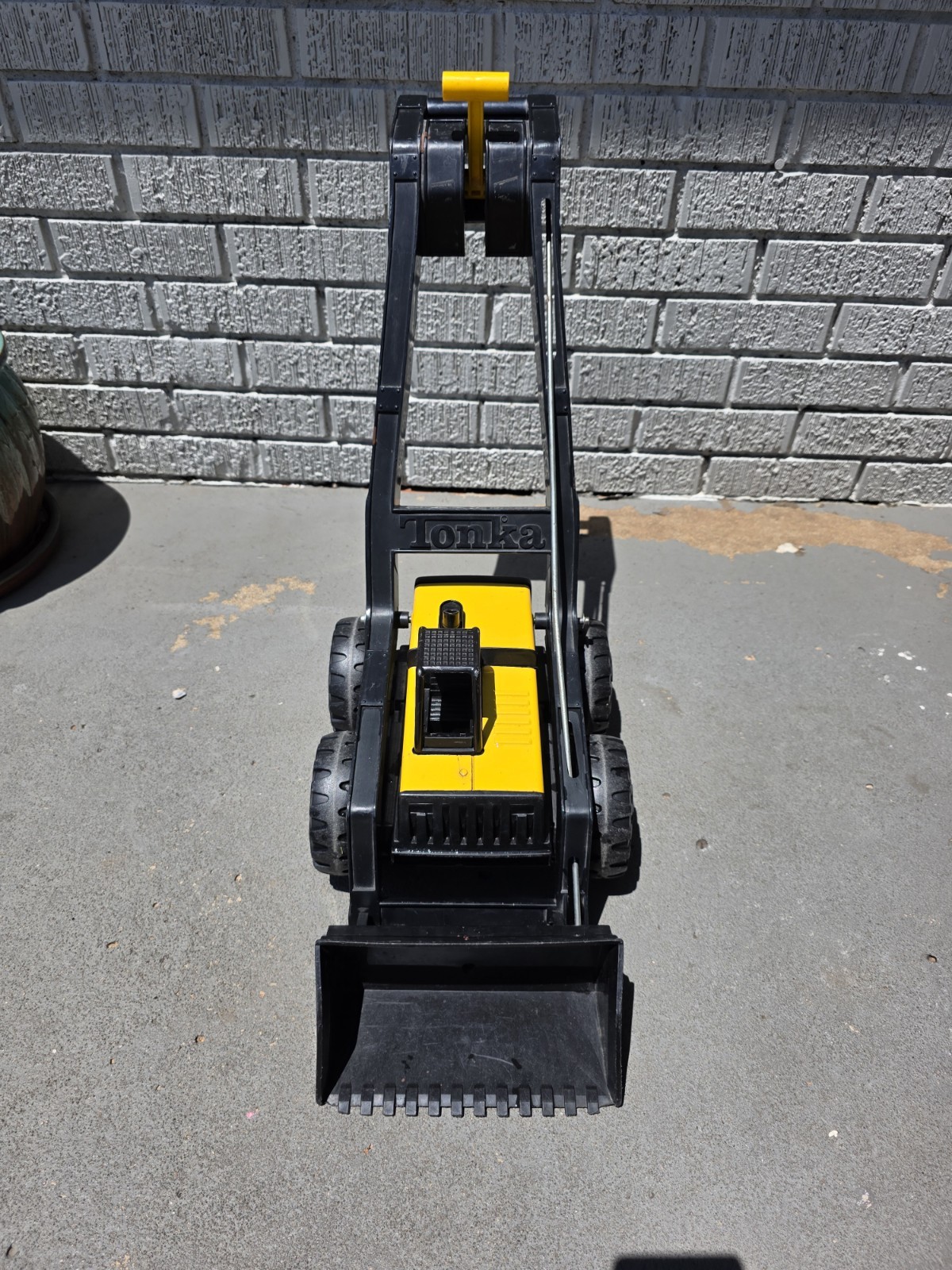 Vintage Tonka Strong Arm Front End Loader Digger XMB 975 Toy Steel/Plastic 70s