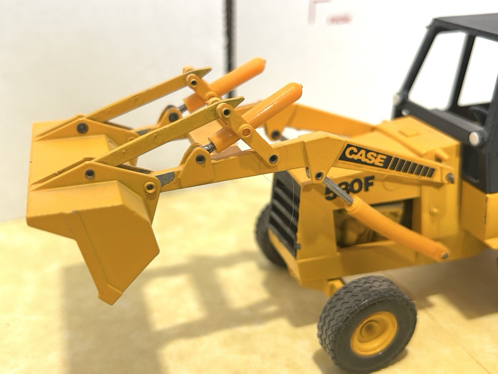 Conrad 1/35 Case 580F Construction King Loader-Backhoe w/Original Box!