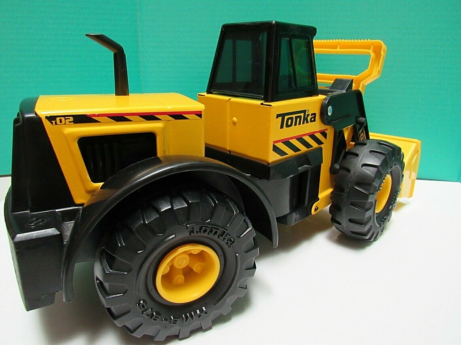 2012 HASBRO TONKA DIECAST FRONT END LOADER M-7457-1 TRACTOR 838 ~ SUPER CLEAN