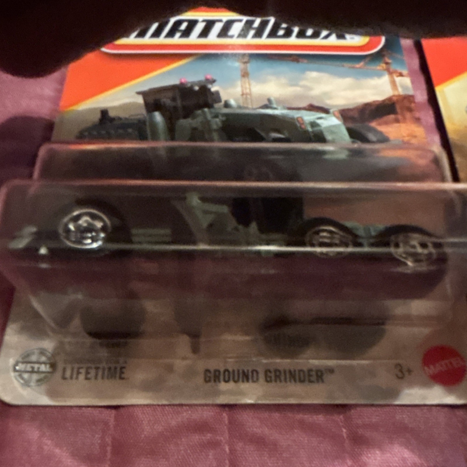 Matchbox Ground Grinder Lesney Superfast 1:64 Light Blue Construction Vehicle