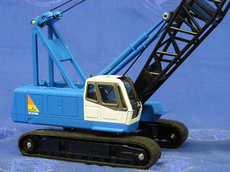 GSW 90093 Hitachi-Sumitomo SCX500 Crawler Crane Lattice Boom 1/50 Die-cast MIB