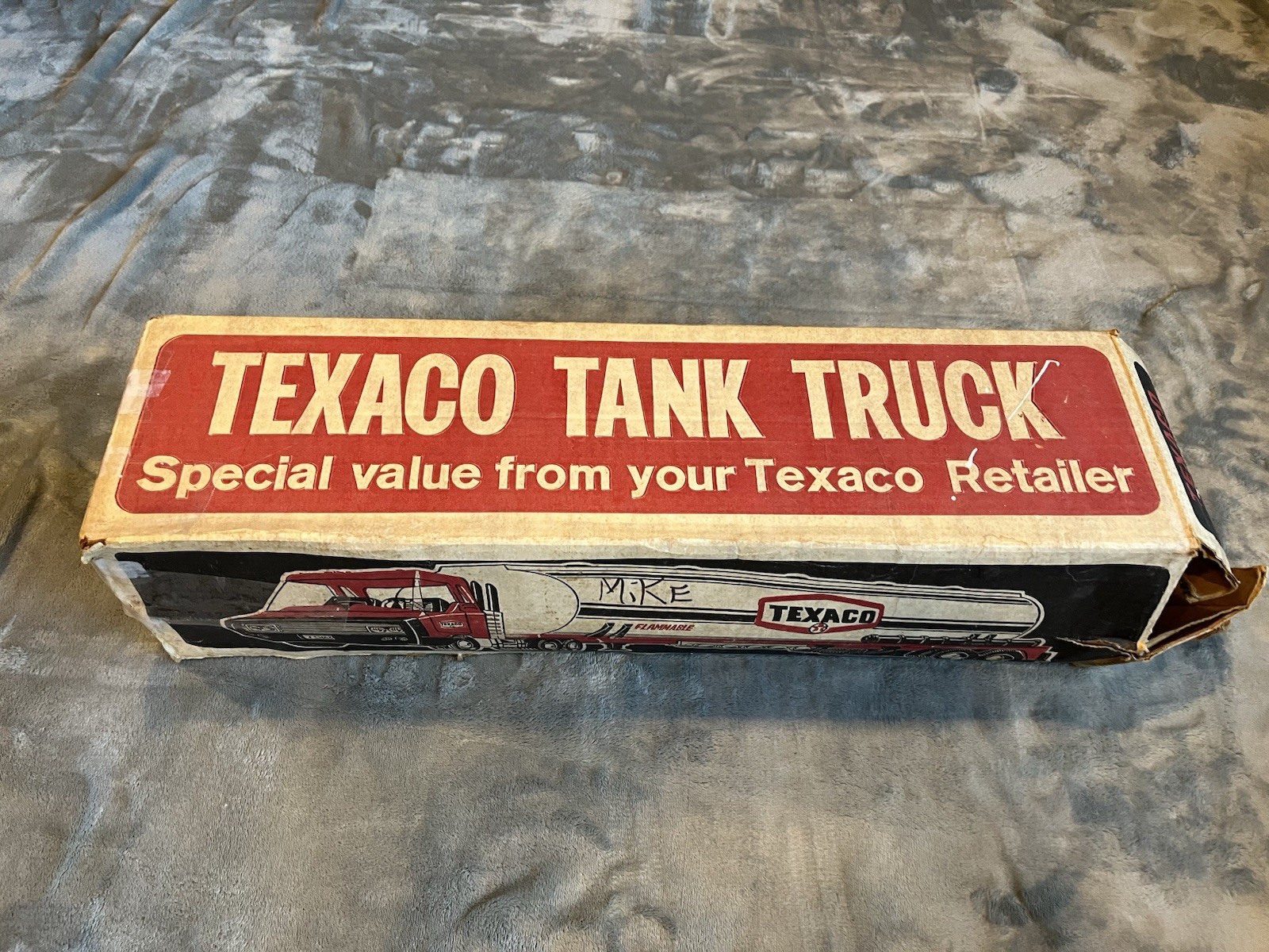 Vintage ‘70s Plastic Steel Texaco Gas Oil Tanker Toy Truck By Republic Tools USA