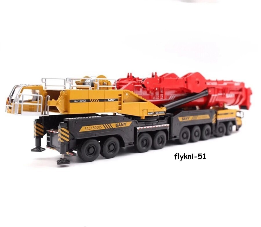 Stock! 1:/50 SAC16000S All Ground Engineering Crane Alloy Collectible Models