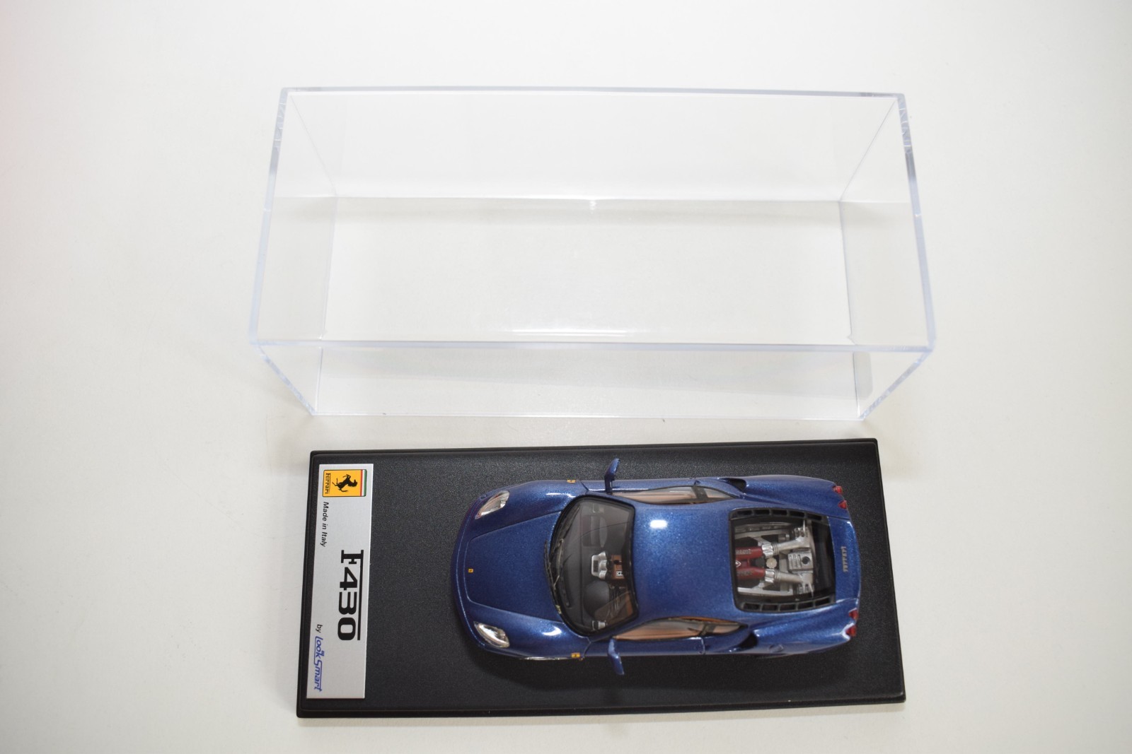 C10 1:43 LOOKSMART LS112C LS112 C FERRARI F430 MET. BLUE MIB RARE