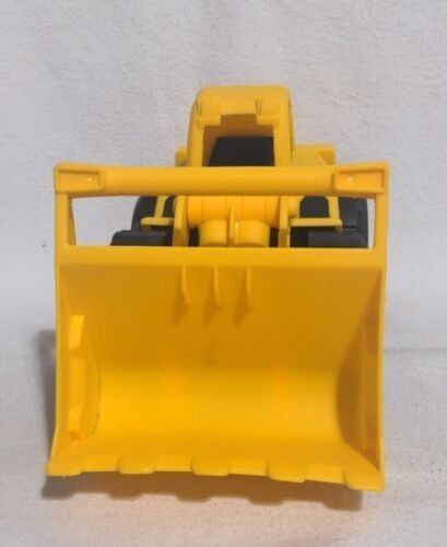 Big & Mighty! 10″ Yellow Plastic Toy CAT LOADER Truck – USED – Kids Construction