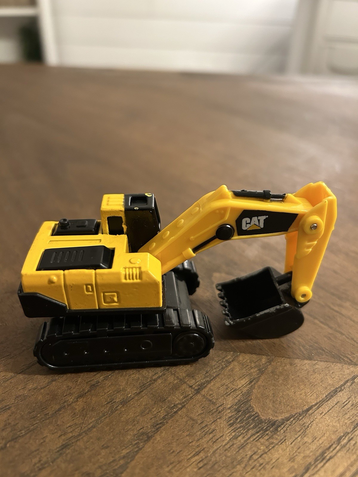 Cat Caterpillar Mini Excavator Road Grader Diecast Metal/Plastic Combo