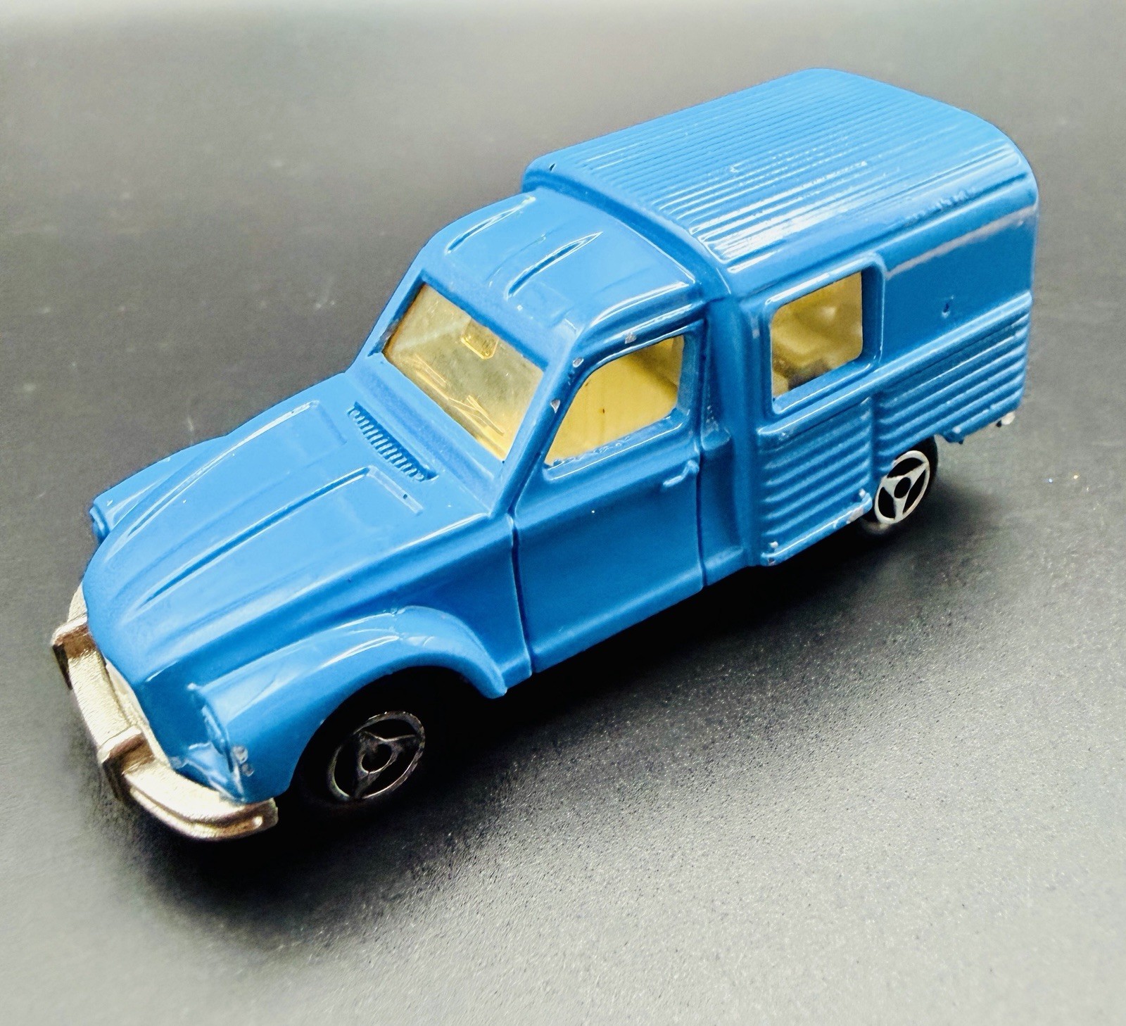 Vintage 1980s MAJORETTE 235 Citroen VAN BLUE Made in France Delivery Original