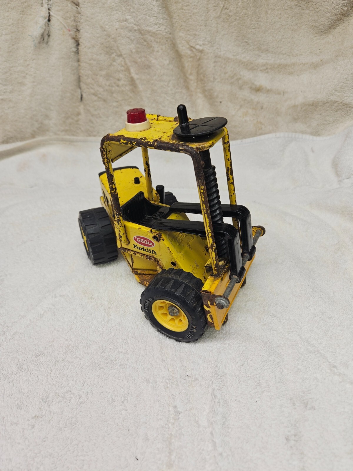 Tonka Forklift Truck # 52900 • XR-101 • Pressed Steel Metal Toy • 1970s Vintage