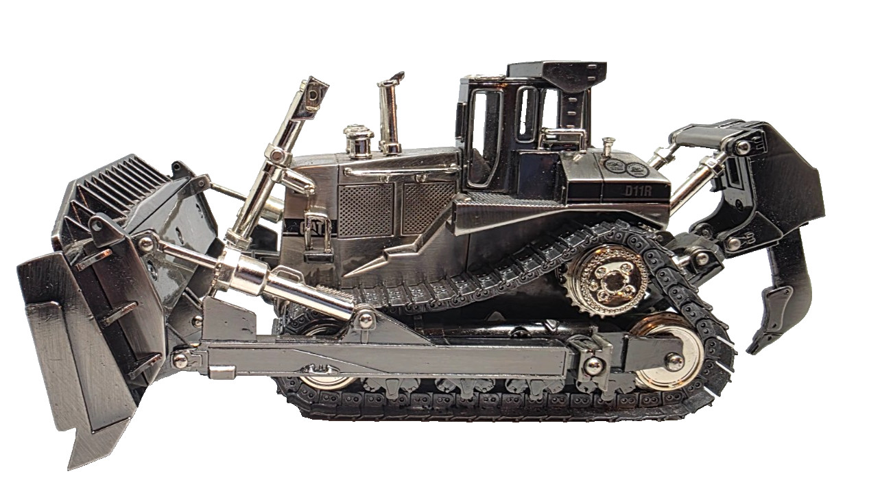 Norscot CAT D11R 100 Years On Tracks Silver Dozer 1:50 Diecast Model 551