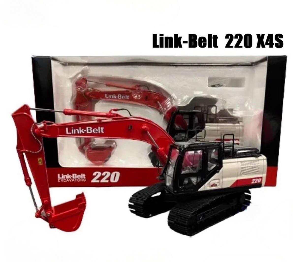 1/50 Scale Link-Belt 220 X4S Hydraulic Excavator Diecast Model Toy Gift NIB