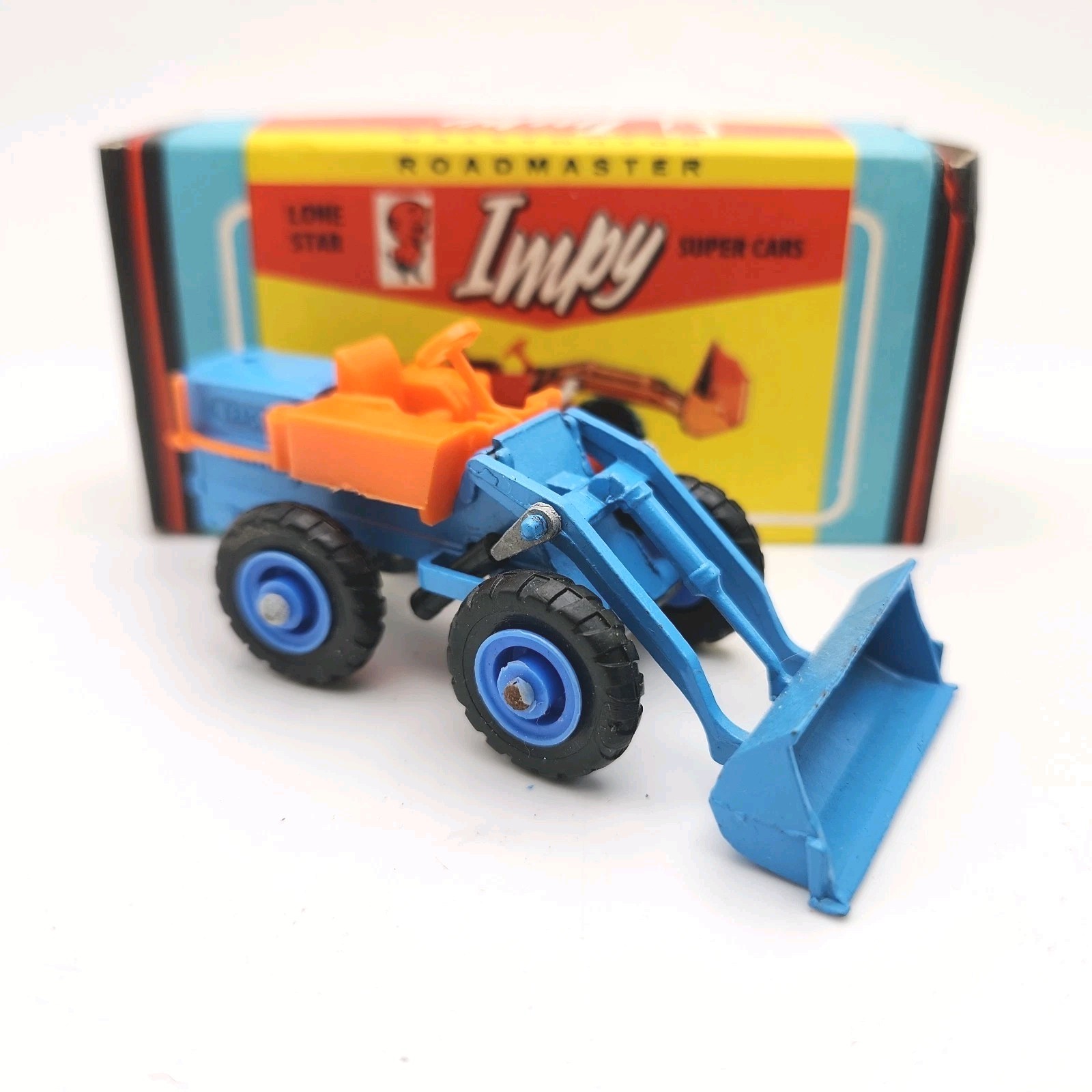 Lone Star Impy Super Cars Lot #25 Tractor #33 Crane #34 Euclid Tractor NIB Cond