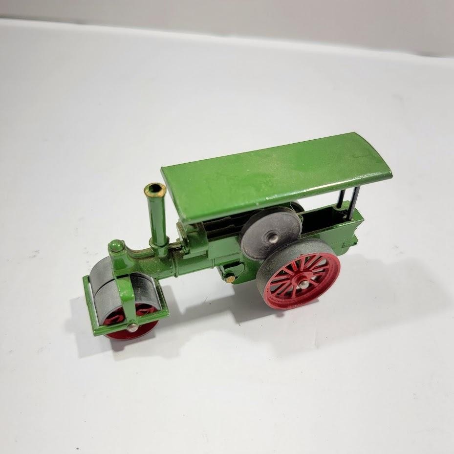 Vintage Matchbox Models Of Yesteryear Green Steam Roller Toy Vehicle Diecast