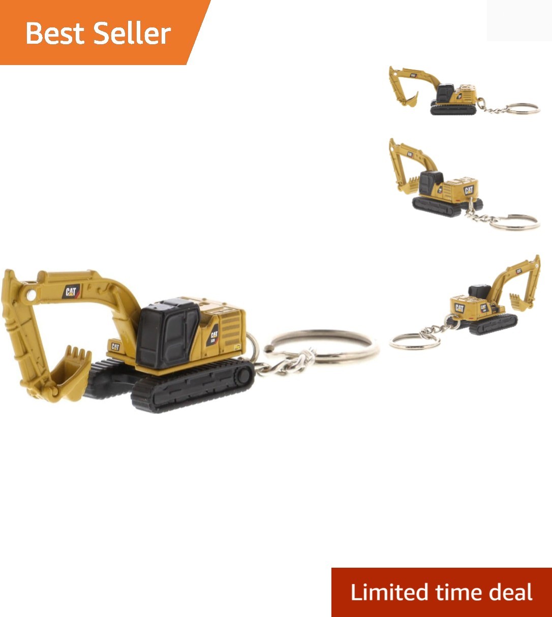 Cat Micro 320 Hydraulic Excavator Keychain