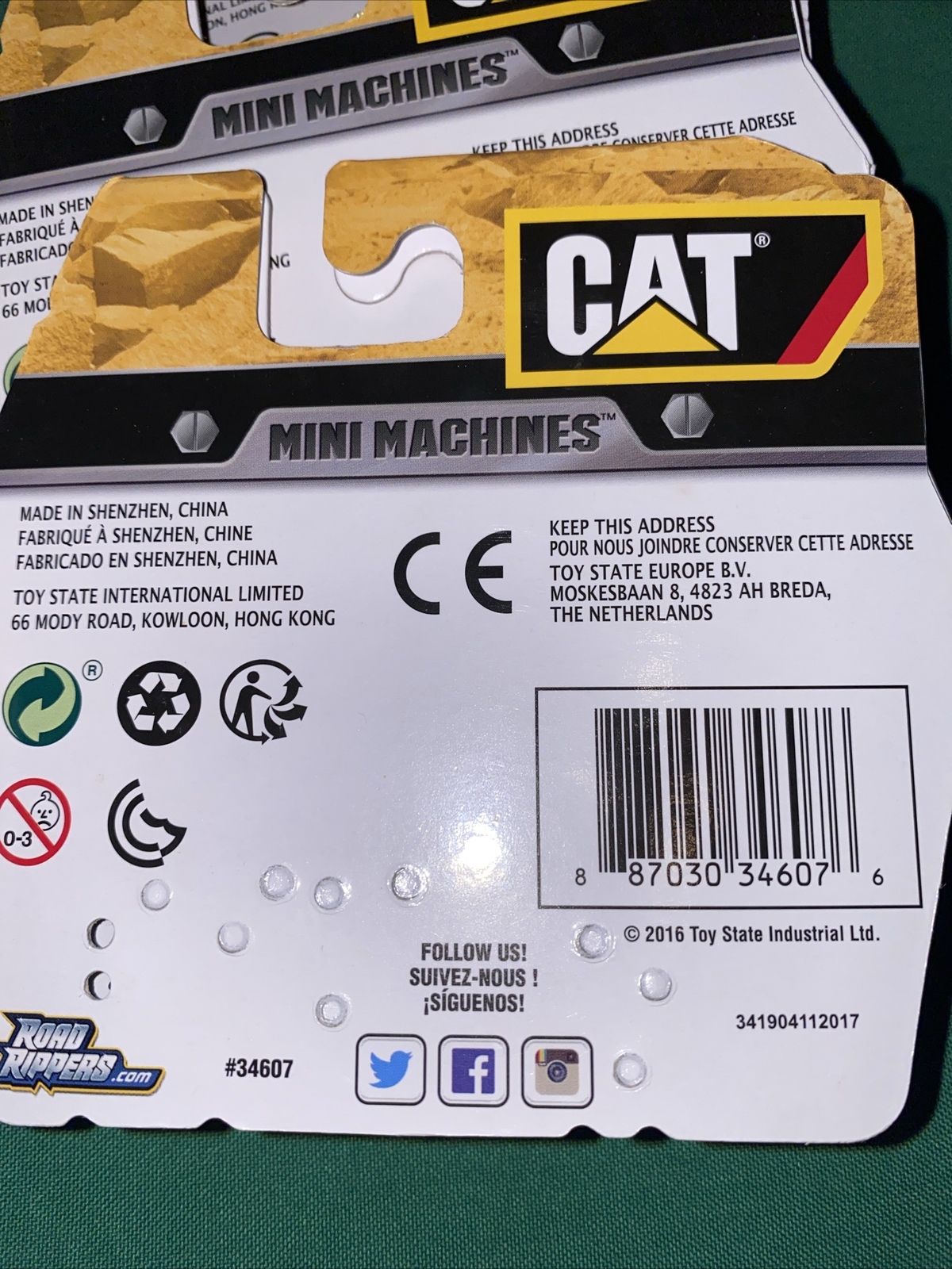 3X Caterpillar (CAT) “Mini Machines” Dump Truck/Backhoe By Road Rippers