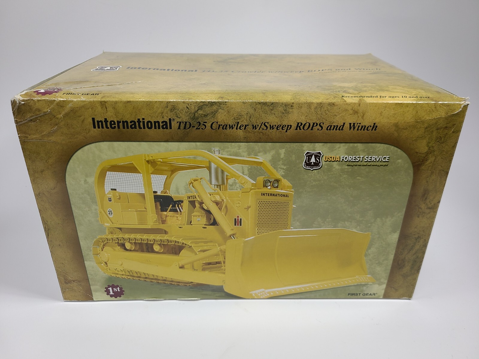 International IH TD-25 Dozer – USDA Forest – First Gear 1:25 Scale #79-0182 New