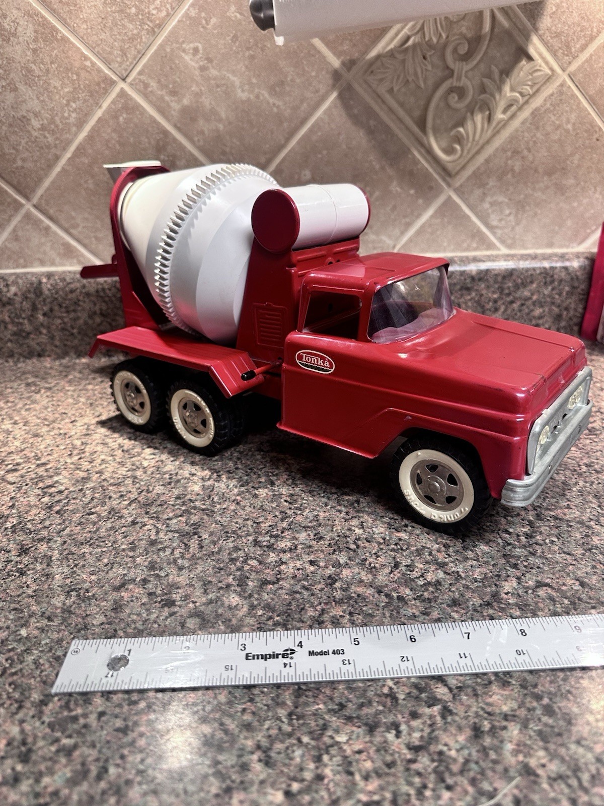 Vintage 1969s Tonka Cement Mixer Truck – Model 620
