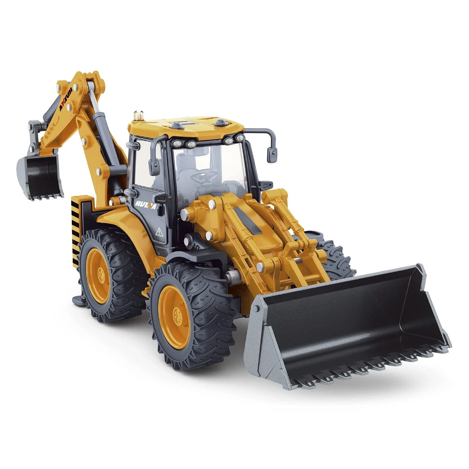 Diecast Excavator Backhoe Front Loader Truck 1/50 Metal Engineering Vehicle Cons