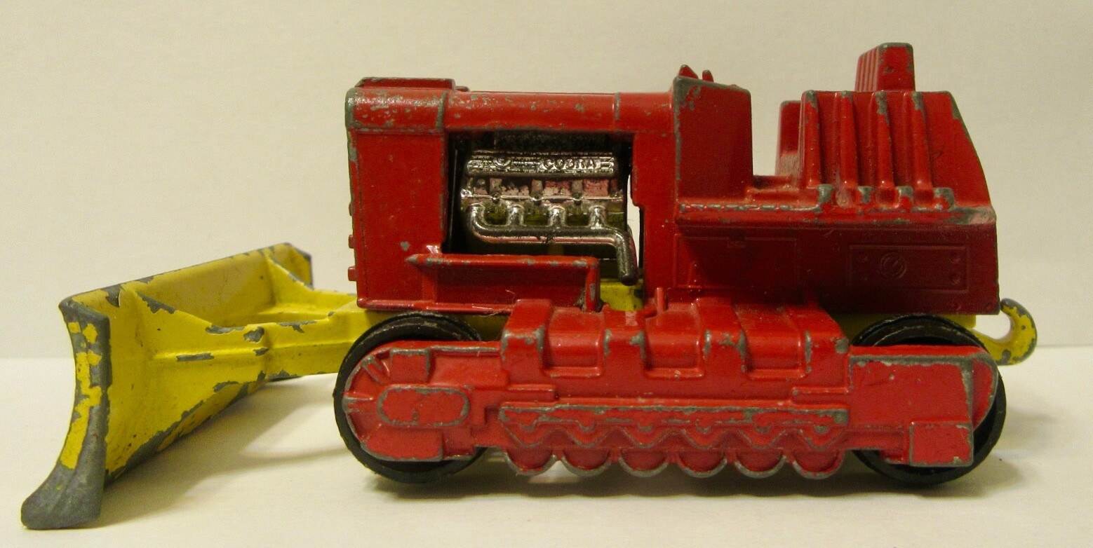 Matchbox K-23 Super Bulldozer With Cobra Engine For Restoration 1974