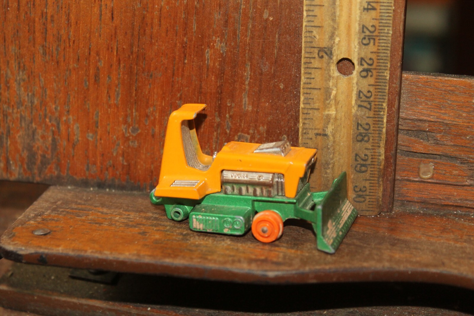 Vintage 1975 Matchbox Cobra Big Bull Bulldozer England AS IS MISSING PARTS