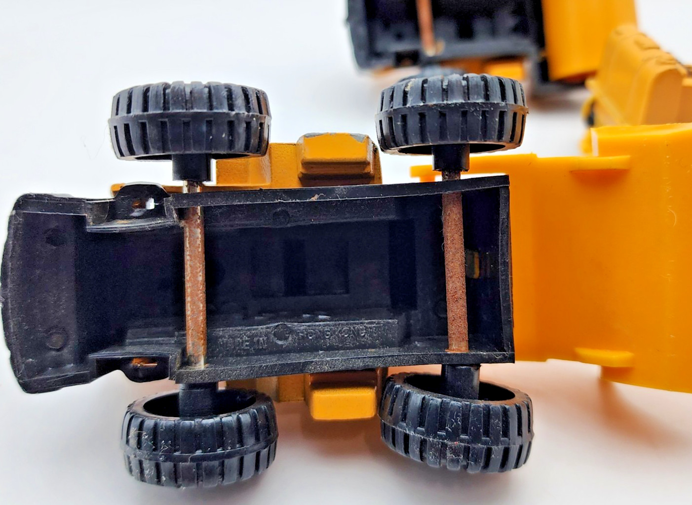 Vintage 1970 Tootsie Toy Dozer, Loader & Roller Construction Toys 4″ to 4.75″