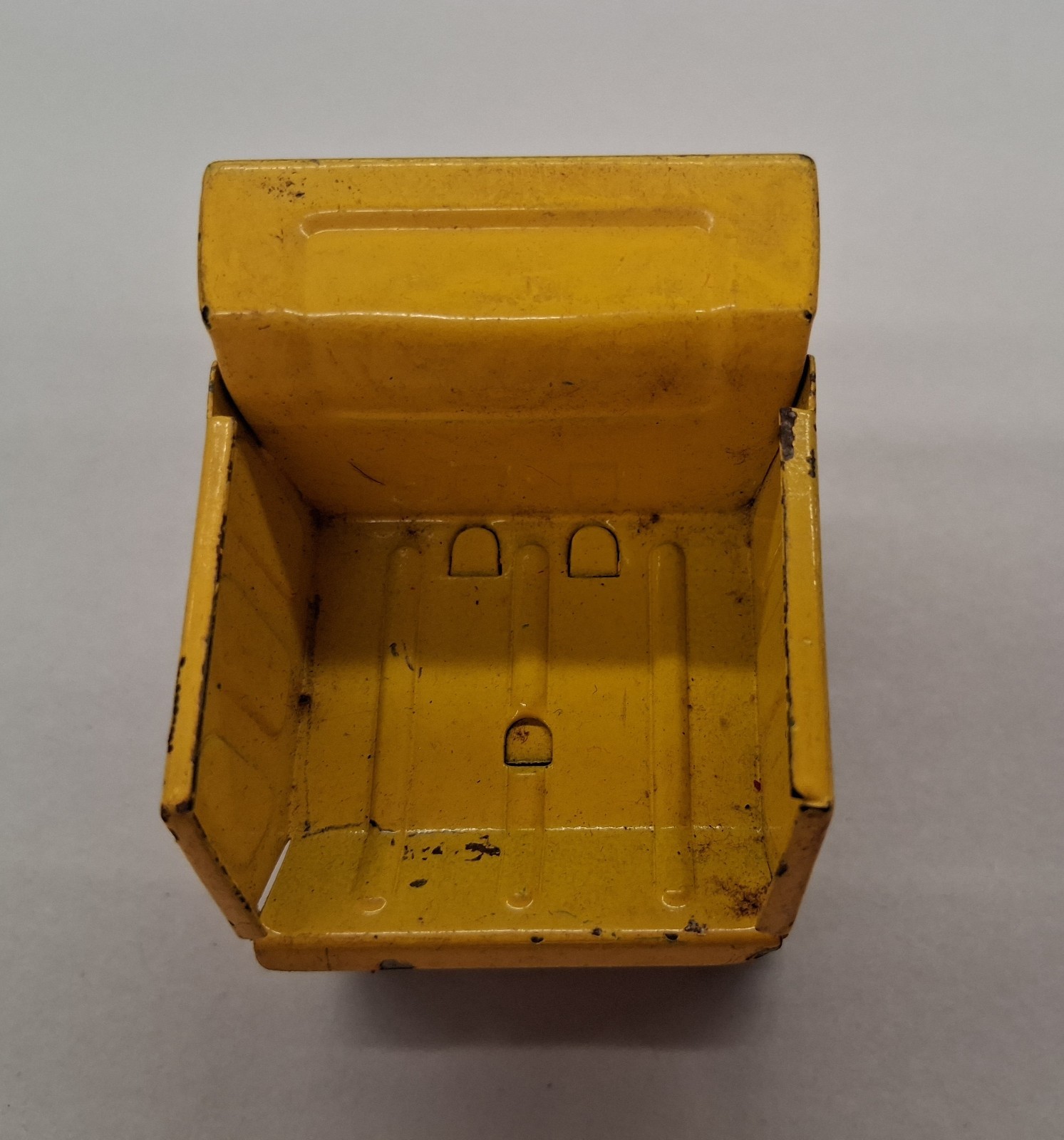 Diecast Dump Truck Toy Red Cab Yellow Bed Construction Vehicle